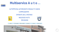 Desktop Screenshot of multiserviceauto.it