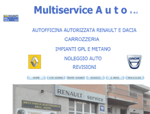 Tablet Screenshot of multiserviceauto.it